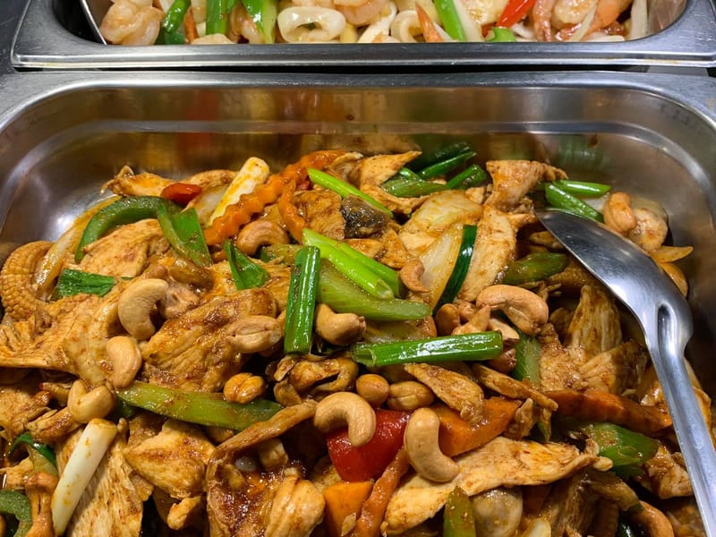 Cashew Chicken at Thai Lanna Restaurant in Fayetteville, NC