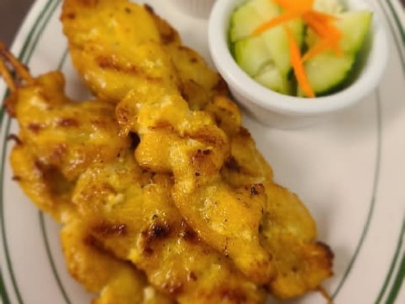 Chicken Satay at Thai Lanna Restaurant in Fayetteville, NC