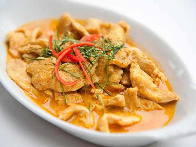 Panang Curry at Thai Lanna Restaurant in Fayetteville, NC